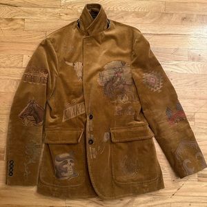 Western vintage look with prints Jacket (M)